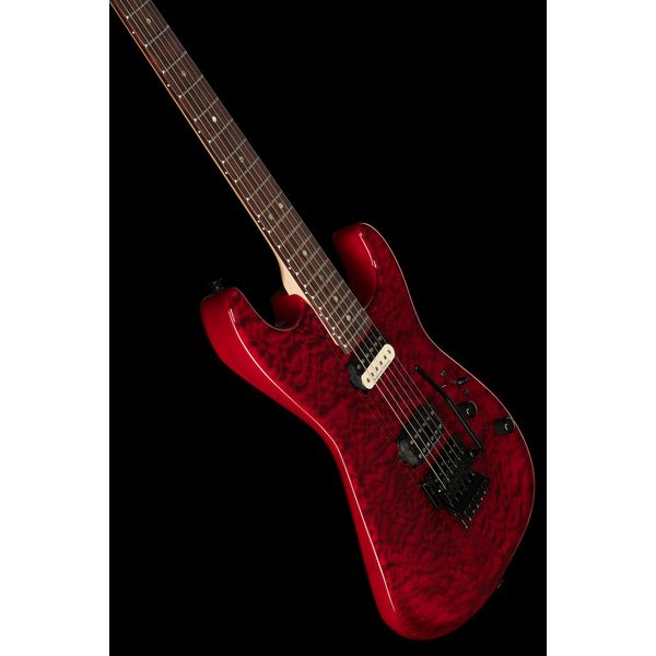 Guitare électrique Charvel San Dimas 2H FR FMT Crimson / Test & Avis