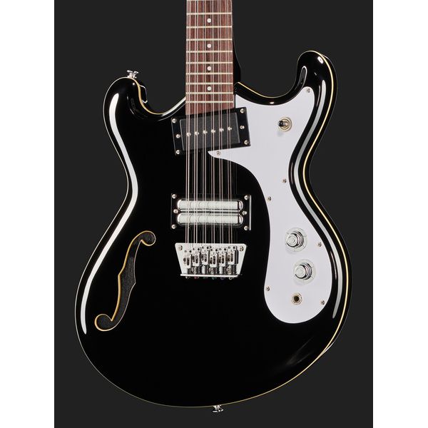 La guitare électrique Danelectro 66-12 Black Test, Avis & Comparatif