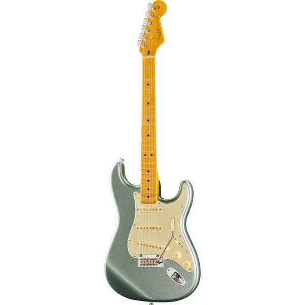 Guitare électrique Fender AM Pro II Strat MN MYST SFG : Test et Avis