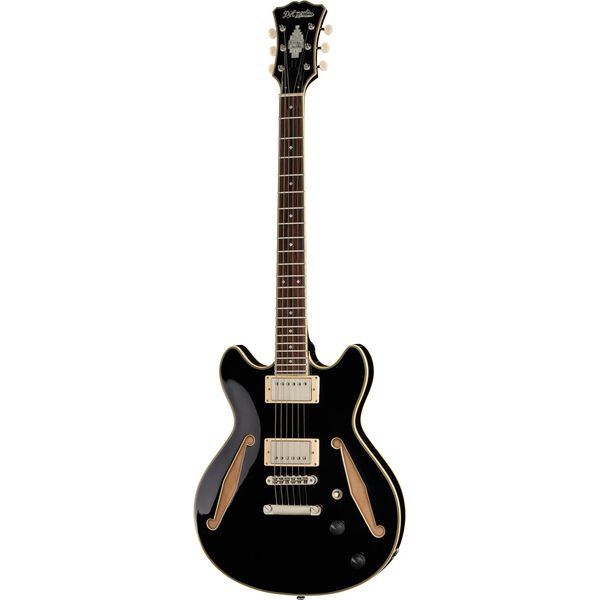 Guitare électrique DAngelico Excel Mini DC Tour Solid Black - Test, Avis, Comparatif