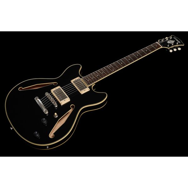 Guitare électrique DAngelico Excel Mini DC Tour Solid Black - Test, Avis, Comparatif