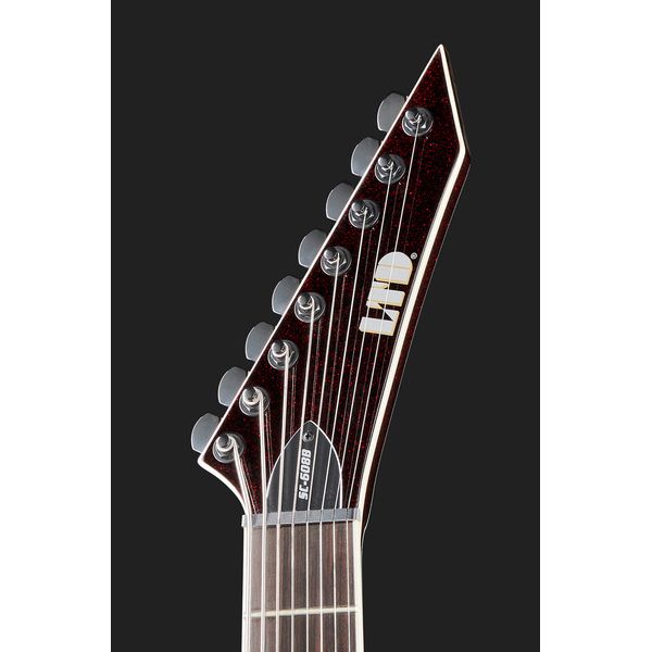 La guitare électrique ESP LTD SC-608 Baritone Red SP Avis, Test