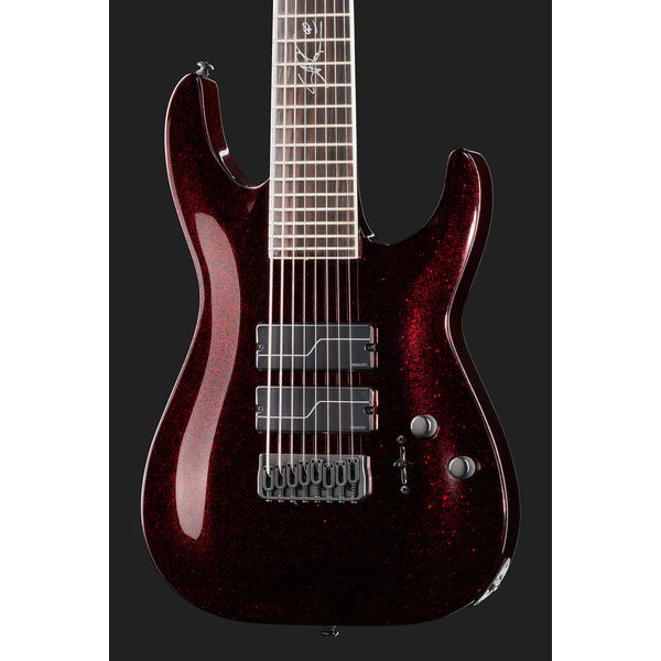 La guitare électrique ESP LTD SC-608 Baritone Red SP Avis, Test