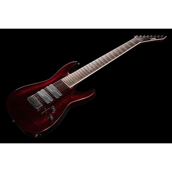 La guitare électrique ESP LTD SC-608 Baritone Red SP Avis, Test