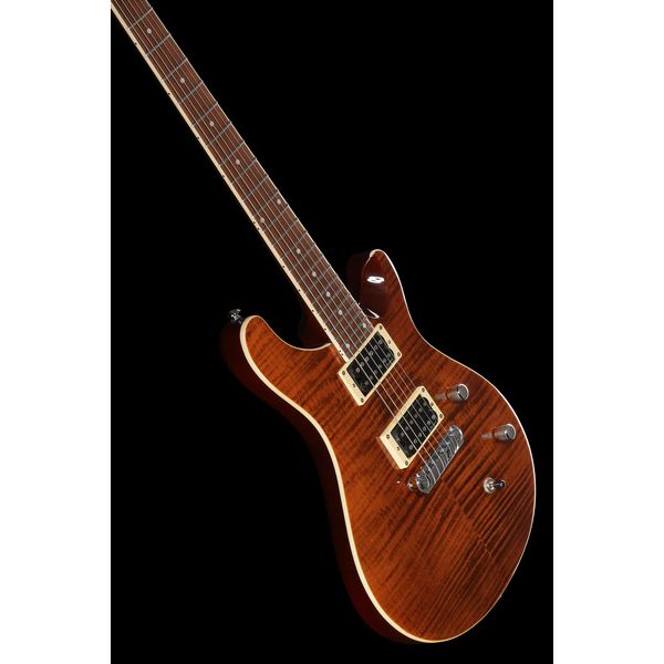 Guitare électrique Harley Benton CST-24 Amber Stripes Test et Avis