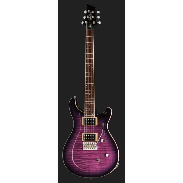 Guitare électrique Harley Benton CST-24T Purple Burst / Test, Avis et Comparatif