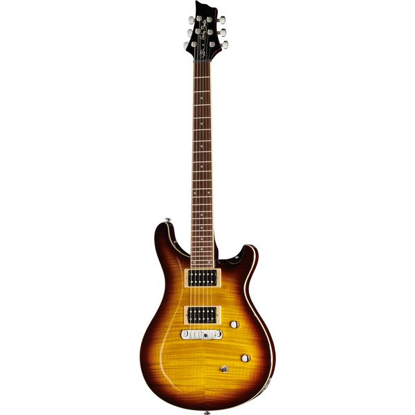 Guitare électrique Harley Benton CST-24 Vintage Sunburst Test, Avis et Comparatif