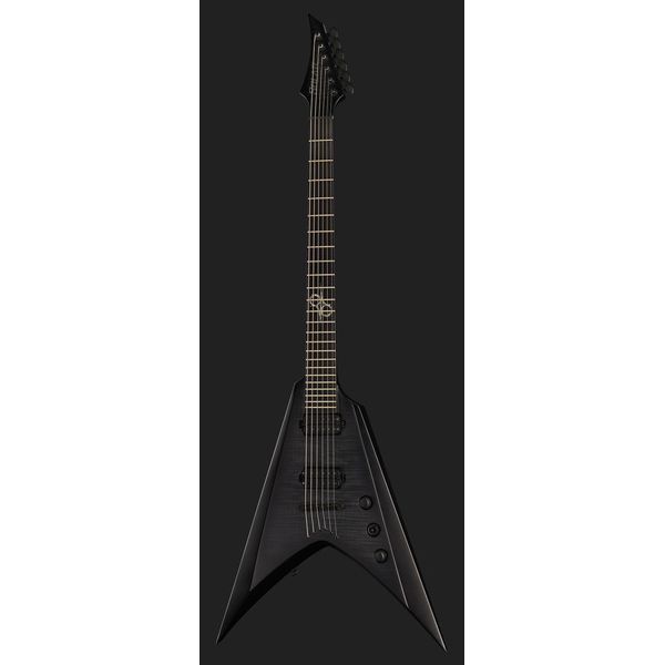 Solar Guitars V2.6FBB Baritone Flame Black (Guitare électrique) - Test, Avis