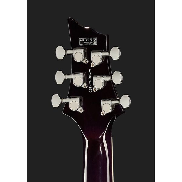 La guitare électrique Harley Benton CST-24T LH Purple Burst , Avis, Test