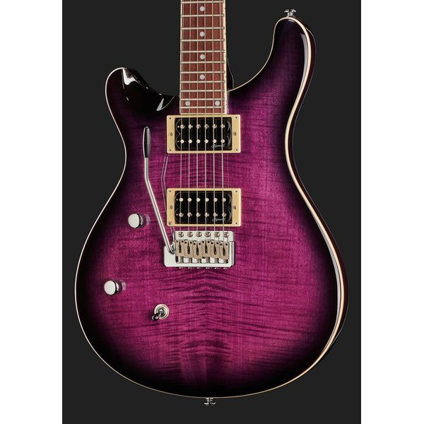 La guitare électrique Harley Benton CST-24T LH Purple Burst , Avis, Test