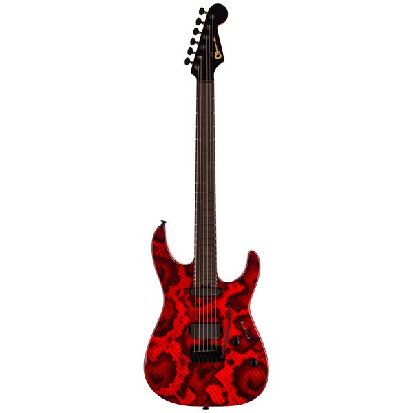 La guitare électrique Charvel DK24 HS GT Red Snakeskin Test, Avis