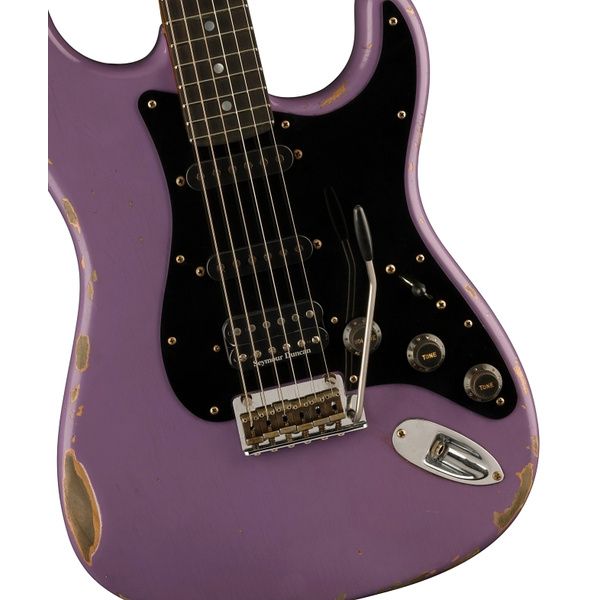 La guitare électrique Fender Custom Violet Strat Relic MBAM : Test, Avis, Comparatif