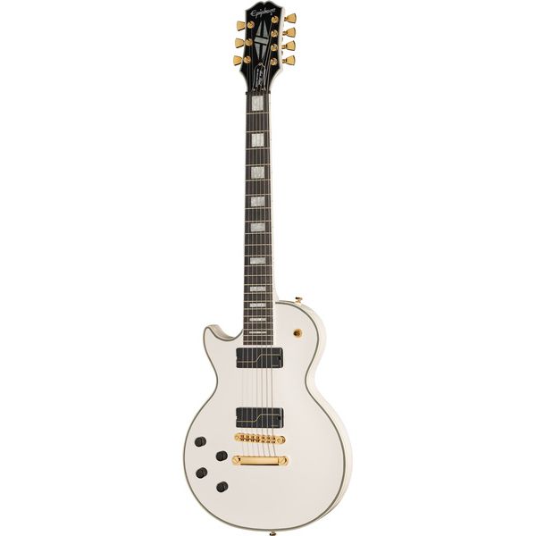 La guitare électrique Epiphone Matt Heafy LP Cust. 7 LH B.Wh. : Test, Avis & Comparatif