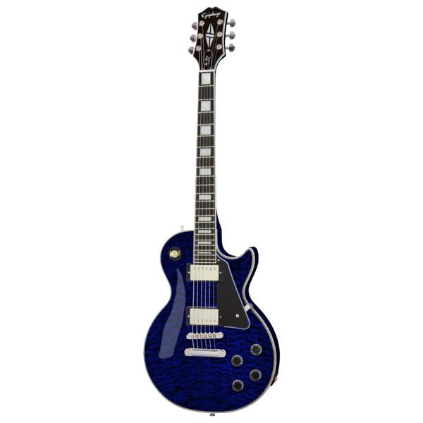 Guitare électrique Epiphone Les Paul Custom Quilt Viper BL : Avis & Test