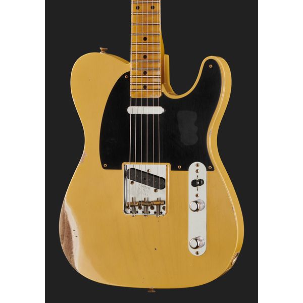 La guitare électrique Fender LTD 53 TELE Relic AN Blonde Avis et Test