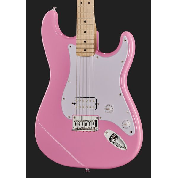 La guitare électrique Squier Sonic Strat HT H Flash Pink Test, Avis