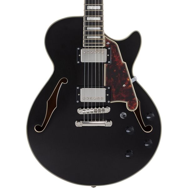 La guitare électrique DAngelico Premier SS Black Flake V2 Test, Avis