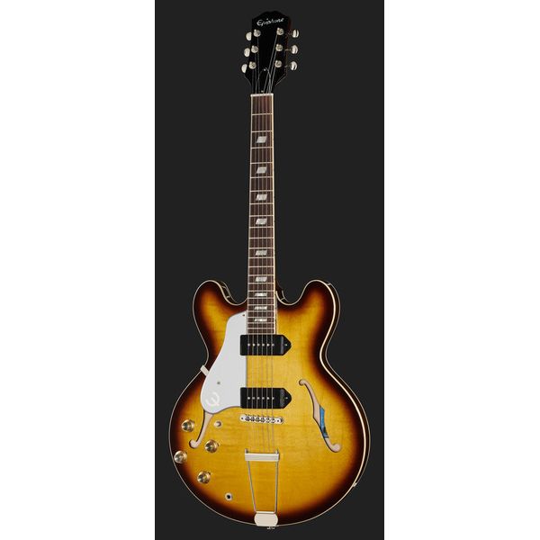 La guitare électrique Epiphone USA Casino Vintage Sunburst LH Test, Avis et Comparatif