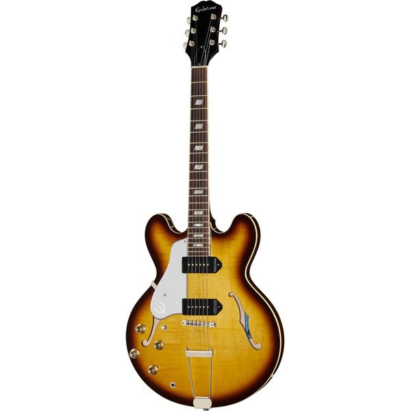 La guitare électrique Epiphone USA Casino Vintage Sunburst LH Test, Avis et Comparatif