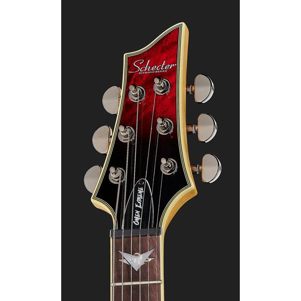 Guitare électrique Schecter Omen Extreme 6 Blood Burst Test, Avis