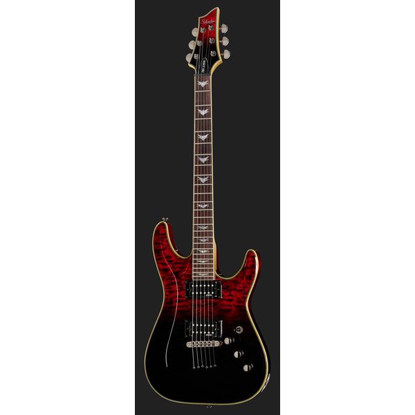 Guitare électrique Schecter Omen Extreme 6 Blood Burst Test, Avis