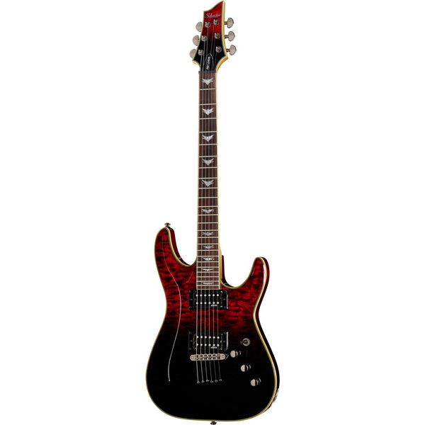 Guitare électrique Schecter Omen Extreme 6 Blood Burst Test, Avis