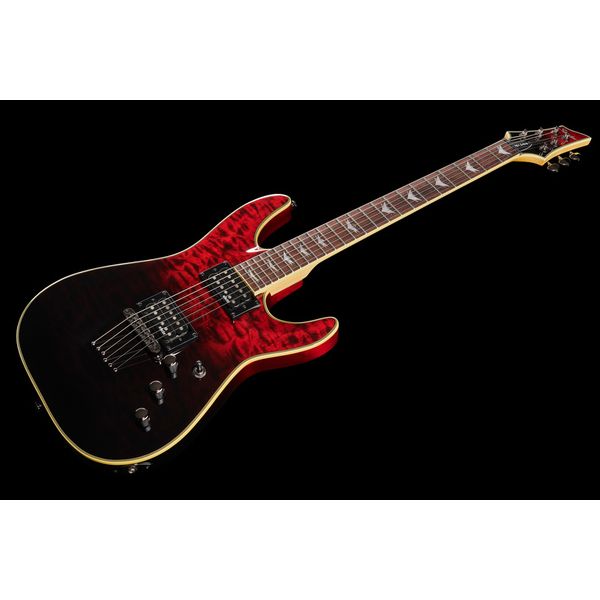 Guitare électrique Schecter Omen Extreme 6 Blood Burst Test, Avis