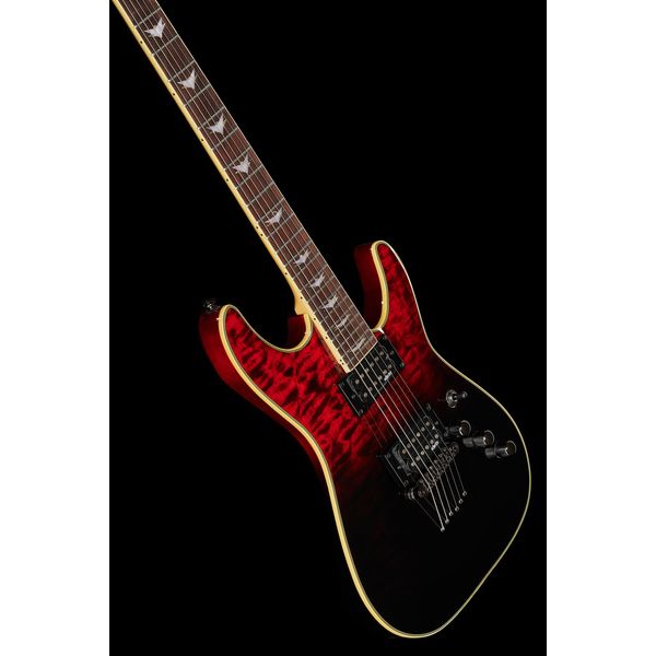 Guitare électrique Schecter Omen Extreme 6 Blood Burst Test, Avis