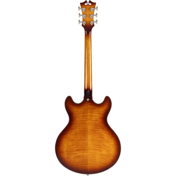 DAngelico Premier DC Dark Iced Tea Burst (Guitare électrique) / Avis, Test