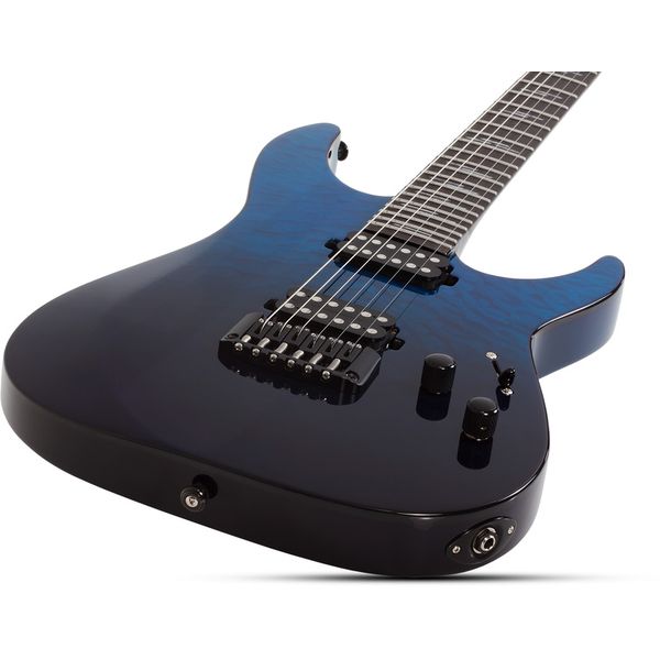 La guitare électrique Schecter Reaper-6 Elite Deep Ocean Blue , Test et Avis