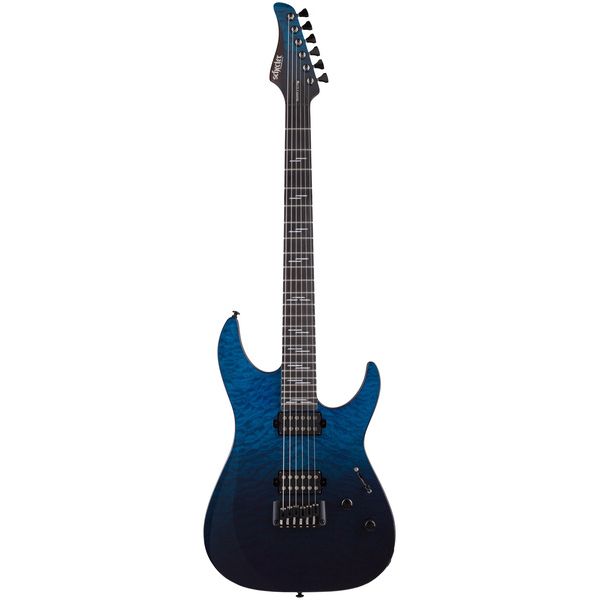 La guitare électrique Schecter Reaper-6 Elite Deep Ocean Blue , Test et Avis