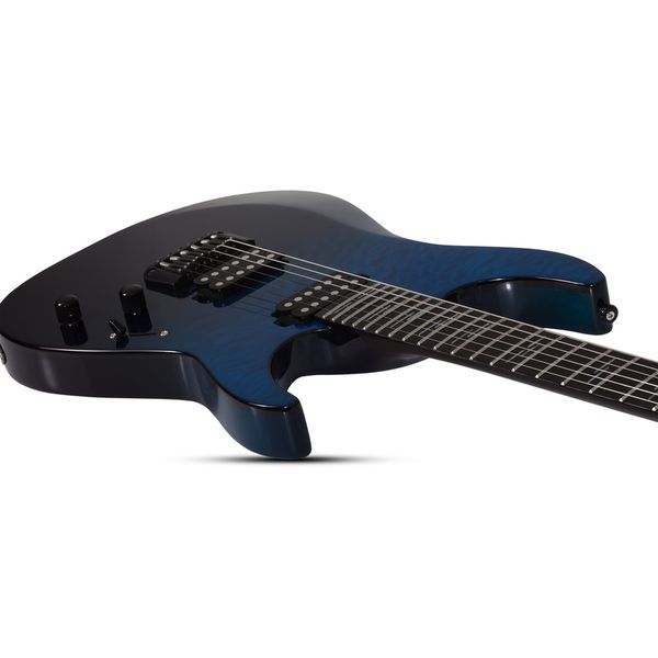 La guitare électrique Schecter Reaper-6 Elite Deep Ocean Blue , Test et Avis