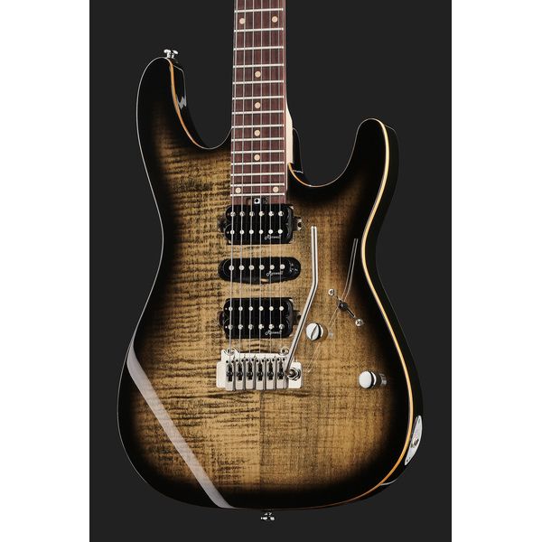 Guitare électrique Harley Benton Fusion-III HSH EB FCB , Test et Avis