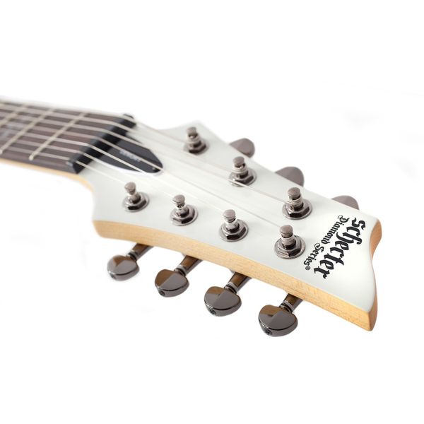 Schecter Demon 7 Vintage White (Guitare électrique) Test, Avis et Comparatif