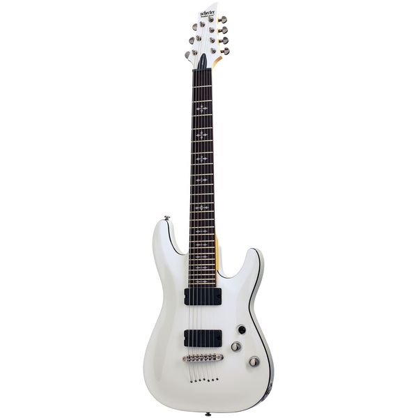 Schecter Demon 7 Vintage White (Guitare électrique) Test, Avis et Comparatif