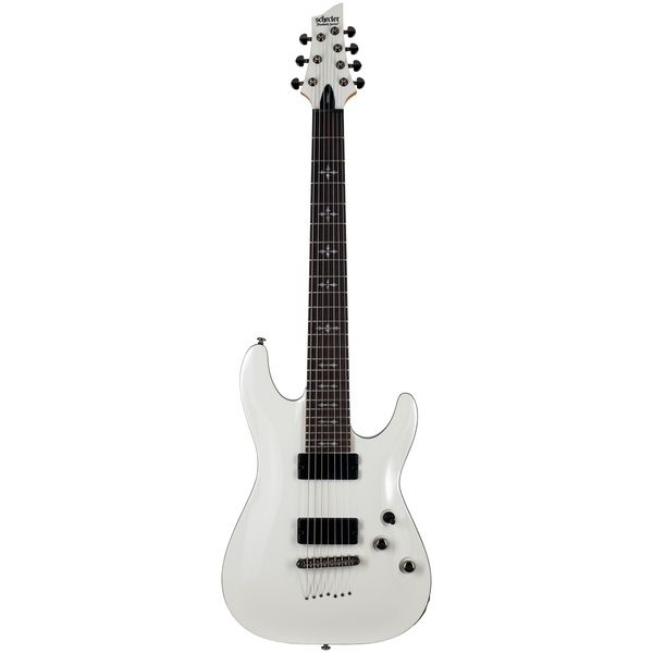 Schecter Demon 7 Vintage White (Guitare électrique) Test, Avis et Comparatif