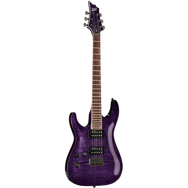 Guitare électrique ESP LTD H-200FM LH See Thru Purple Test et Avis