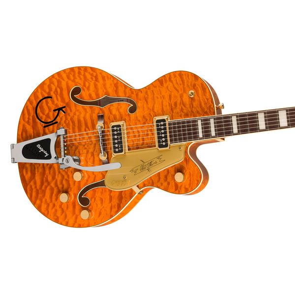 La guitare électrique Gretsch G6120TGQM-56 LTD QLT Chet RUO - Test & Avis