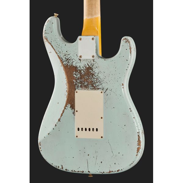 La guitare électrique Fender 63 Strat SNB Relic LH MBJS / Test & Avis