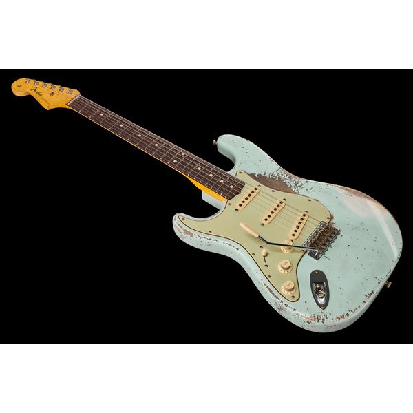 La guitare électrique Fender 63 Strat SNB Relic LH MBJS / Test & Avis