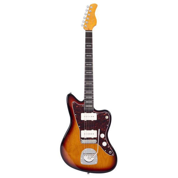 La guitare électrique Larry Carlton J5 3-Tone Sunburst Avis, Test