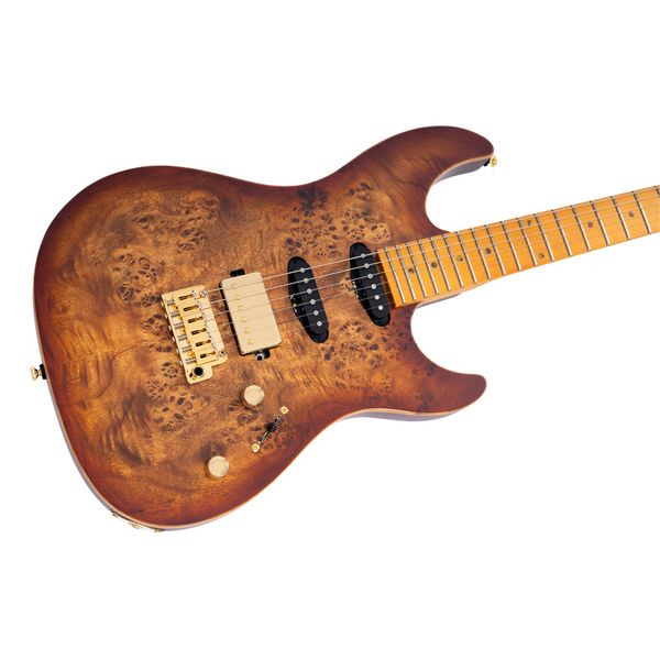 La guitare électrique Larry Carlton S10 HSS Natural Burst - Test, Avis