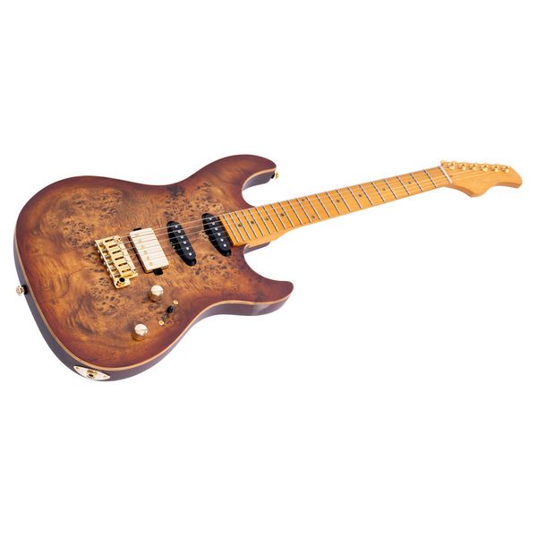 La guitare électrique Larry Carlton S10 HSS Natural Burst - Test, Avis