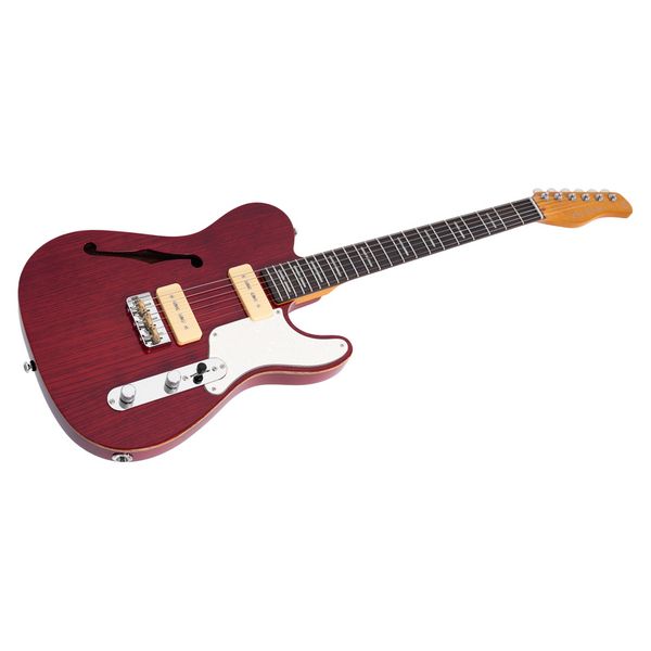 Larry Carlton T7TM See Through Red (Guitare électrique) - Avis & Test