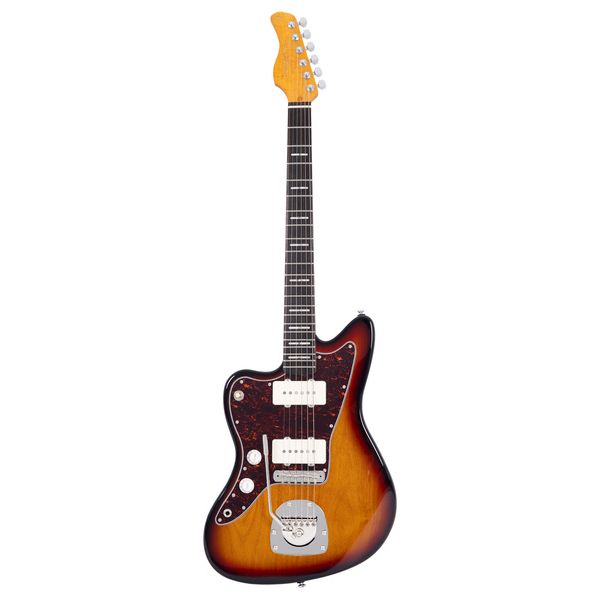 La guitare électrique Larry Carlton J5 3-Tone Sunburst LH - Avis, Test