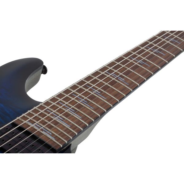 Schecter Omen Elite-7 See Blue Burst (Guitare électrique) Test, Avis