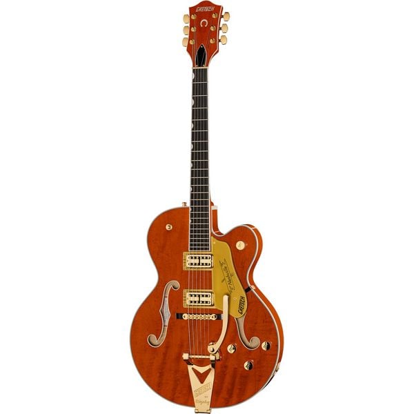 La guitare électrique Gretsch G6120TG Nashville Orange Stain , Avis et Test