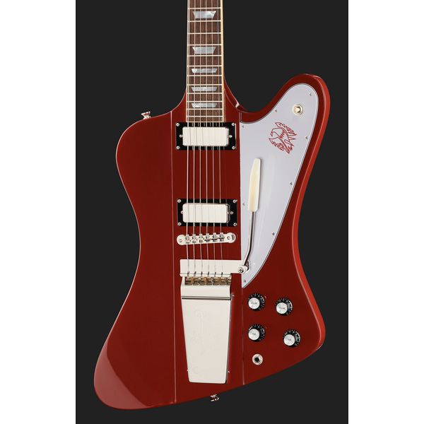 La guitare électrique Epiphone 1963 Firebird V Ember Red / Avis & Test