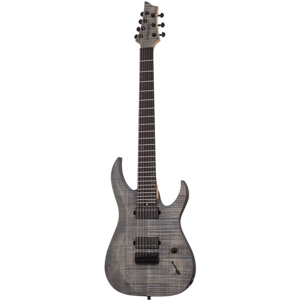 La guitare électrique Schecter Sunset -7 Extreme Grey Ghost Avis et Test