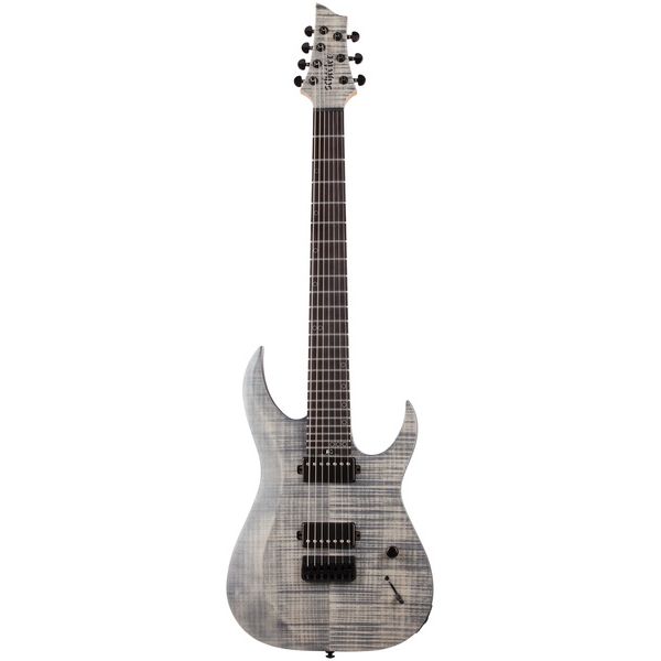 La guitare électrique Schecter Sunset -7 Extreme Grey Ghost Avis et Test